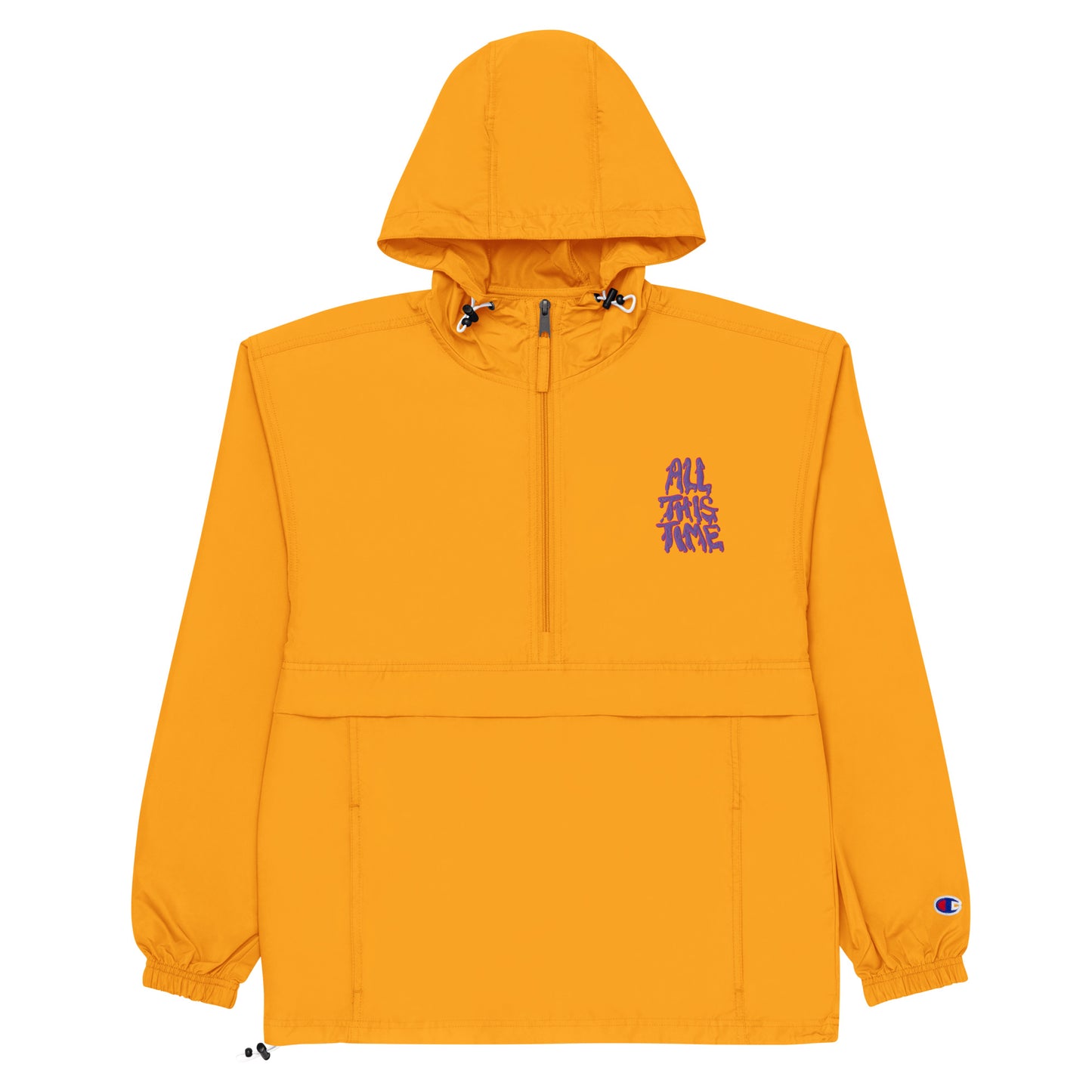 All This Time Embroidered Champion Packable Jacket