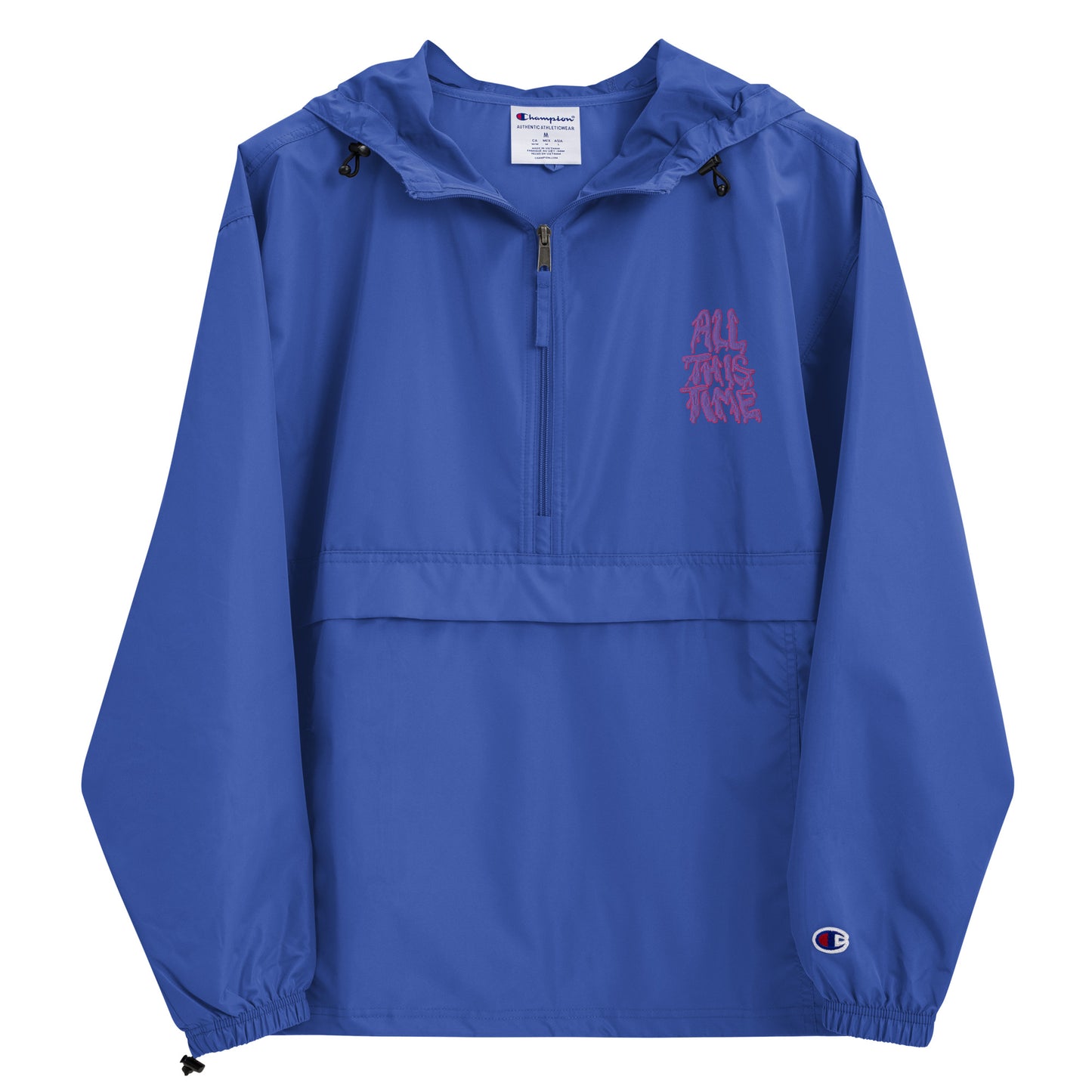 All This Time Embroidered Champion Packable Jacket