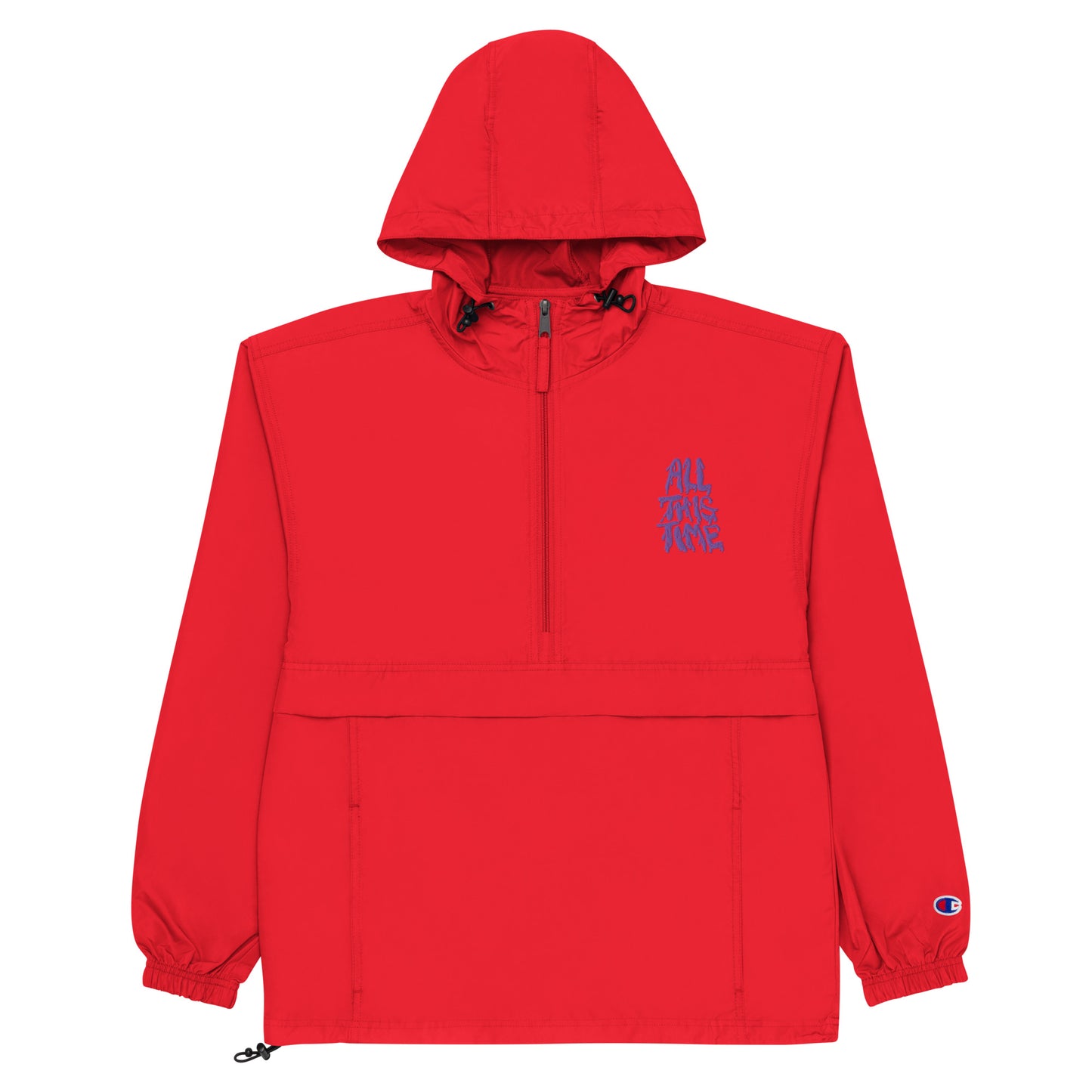 All This Time Embroidered Champion Packable Jacket