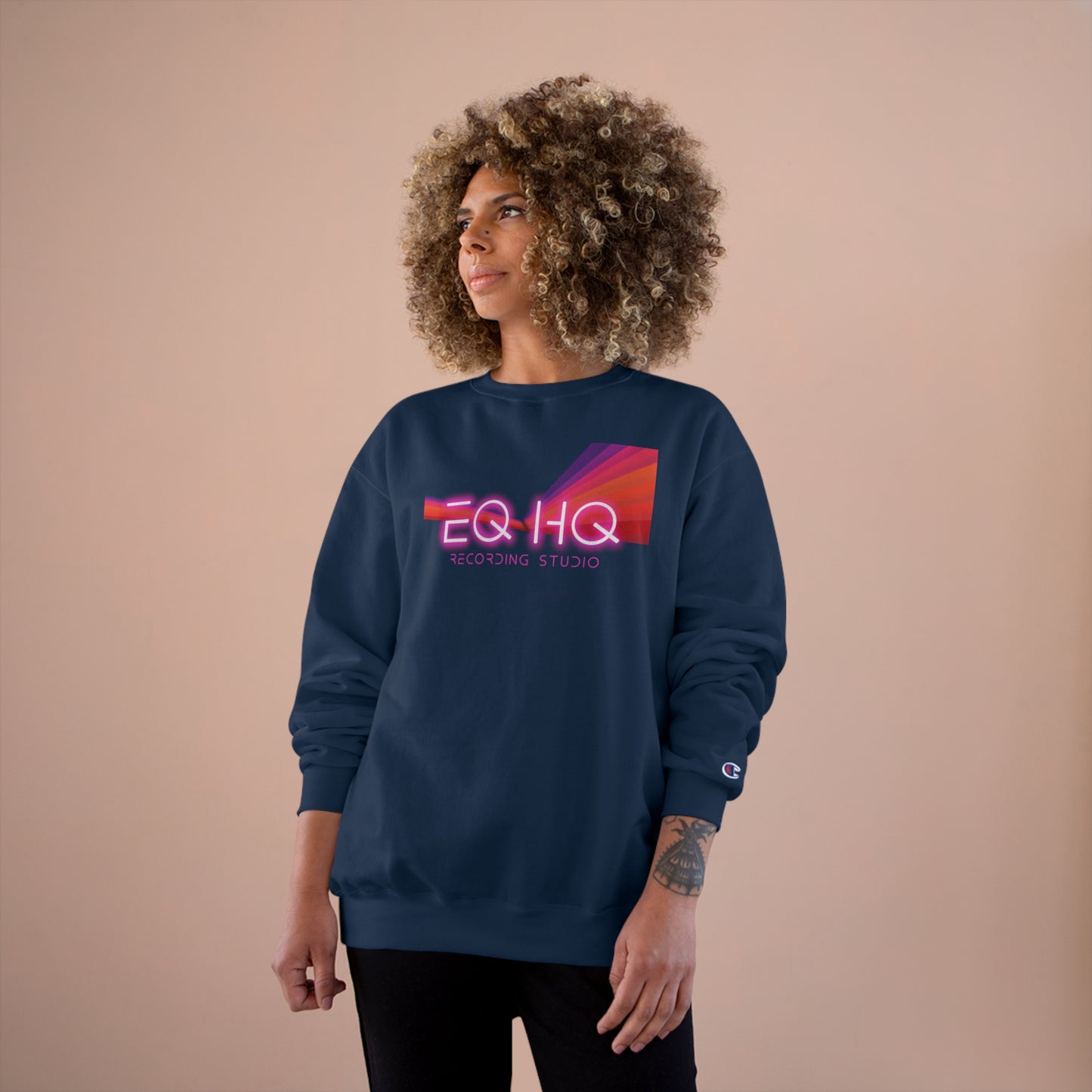EQHQ All This Time Champion Crew Neck