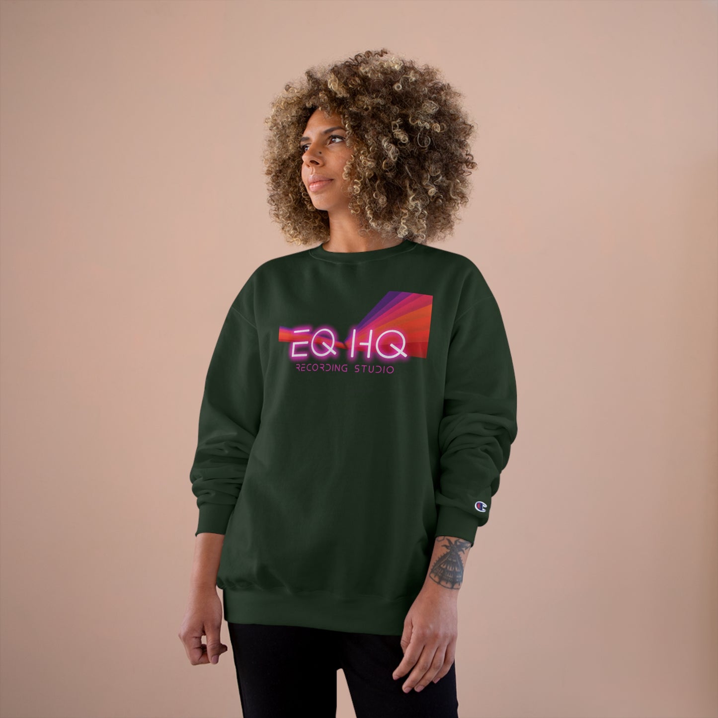 EQHQ All This Time Champion Crew Neck