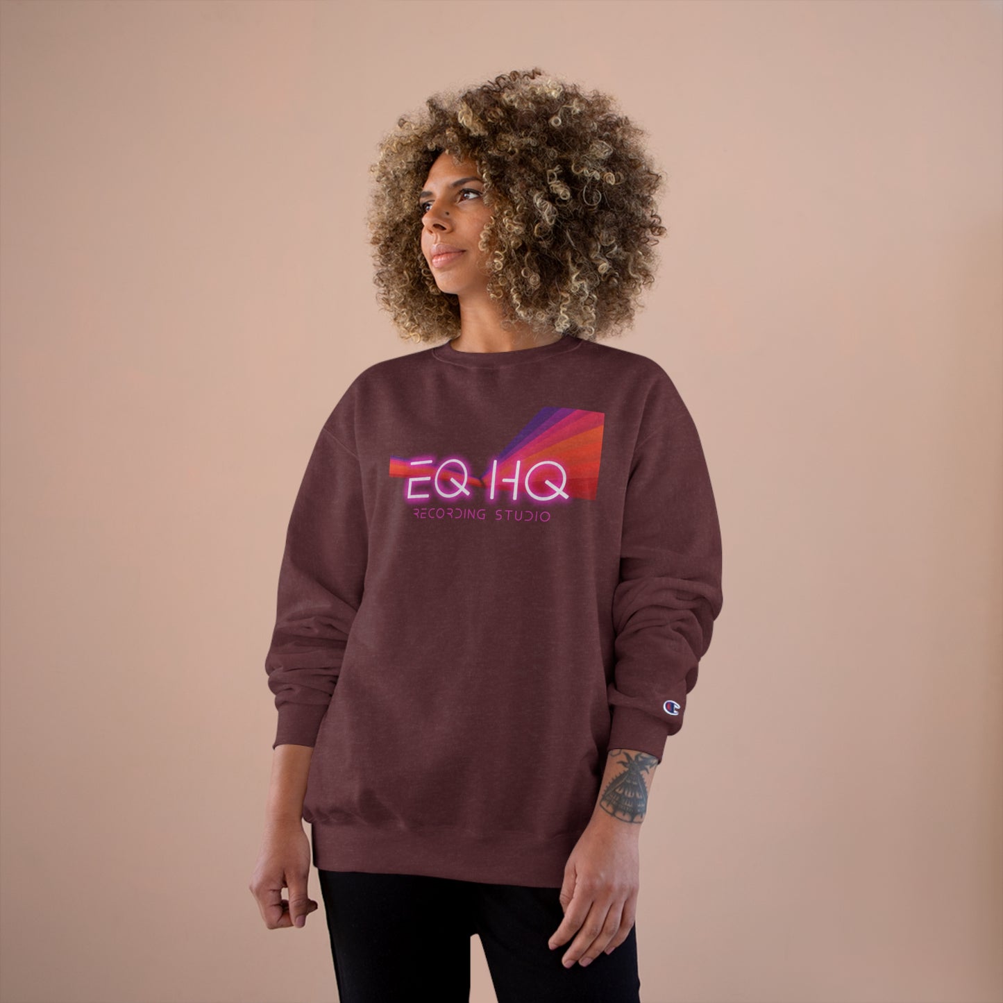 EQHQ All This Time Champion Crew Neck