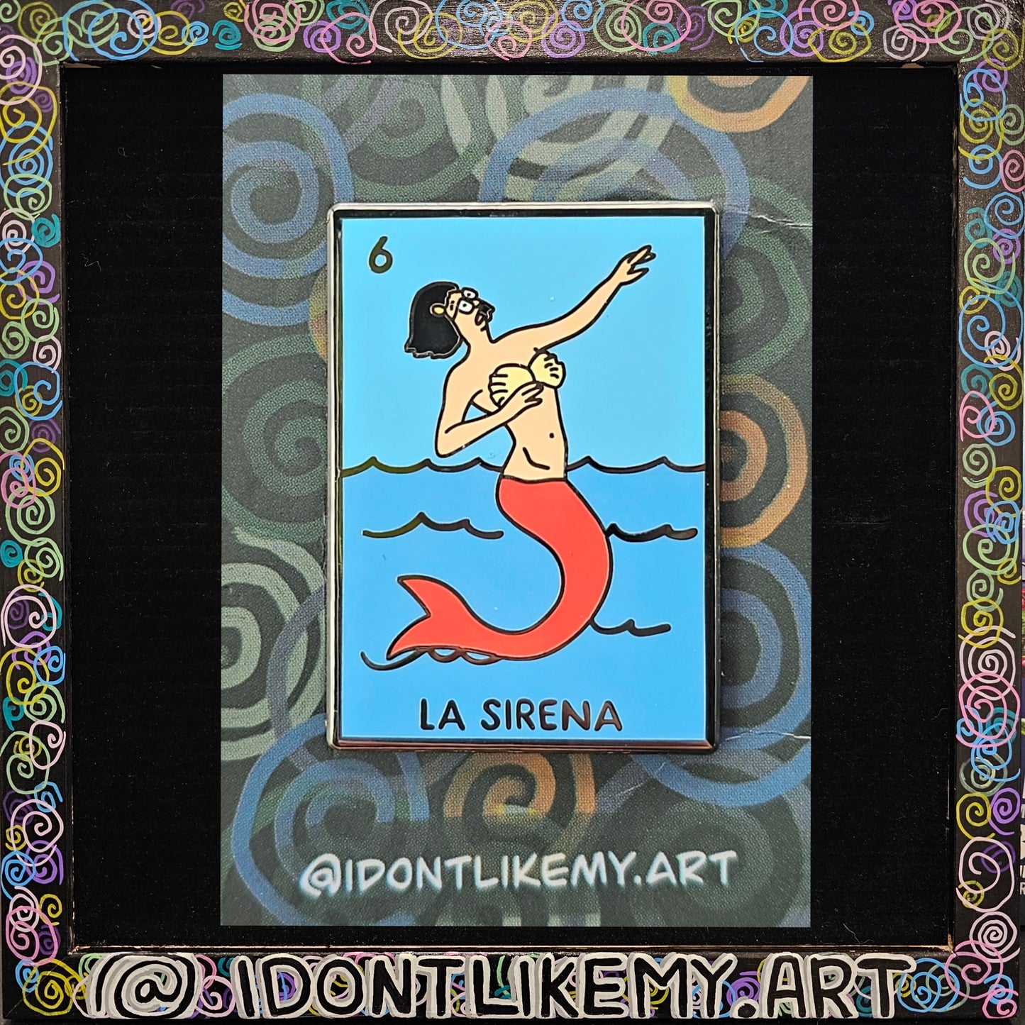 La Sirena Tina Enamel Pin