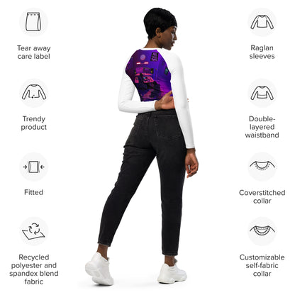 All This Time Women's long-sleeve crop top