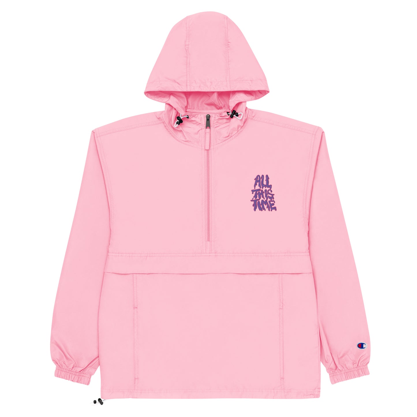 All This Time Embroidered Champion Packable Jacket