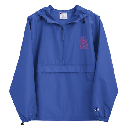 All This Time Embroidered Champion Packable Jacket