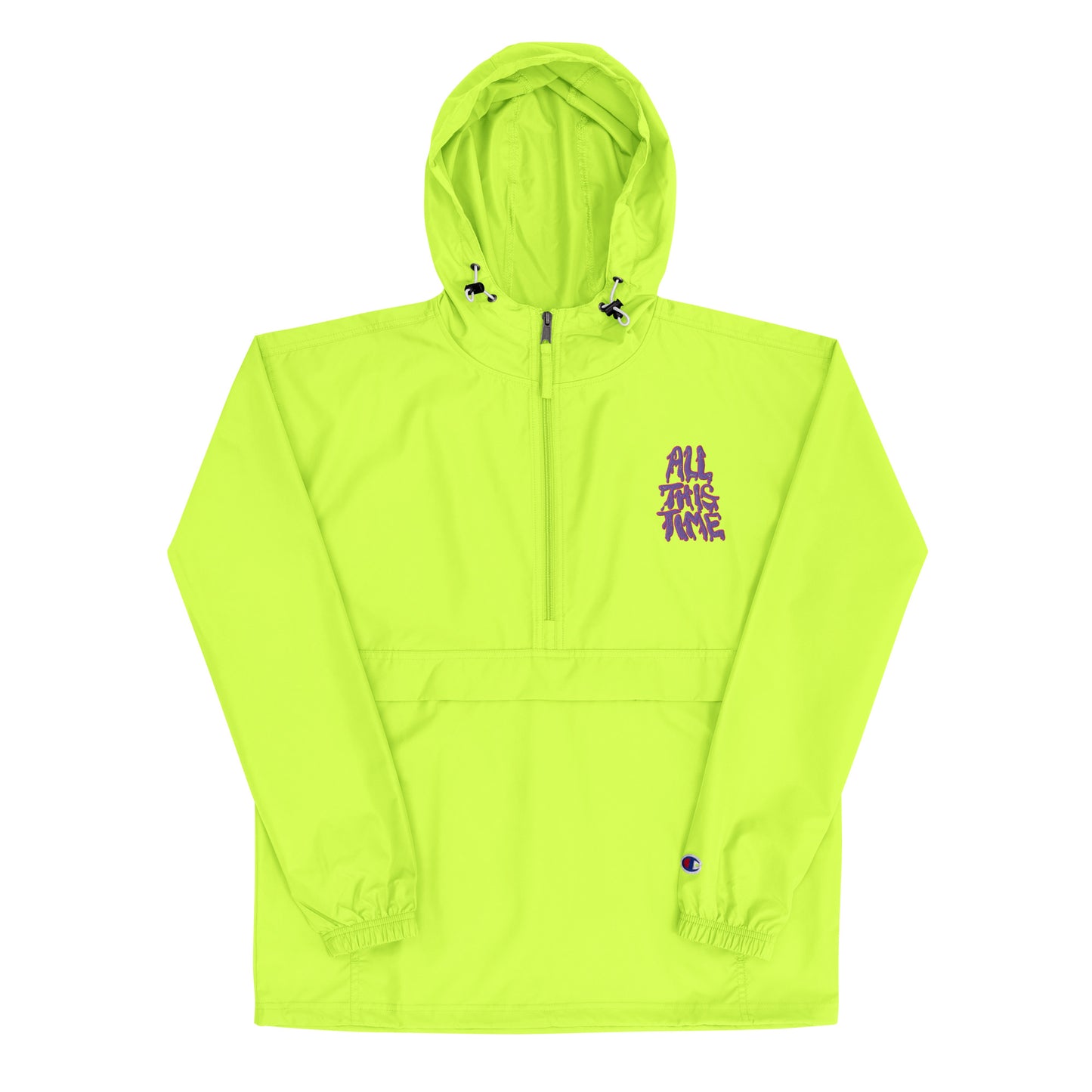 All This Time Embroidered Champion Packable Jacket
