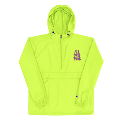 All This Time Embroidered Champion Packable Jacket