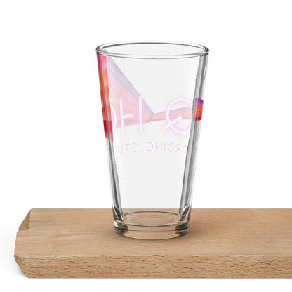 EQHQ Shaker pint glass