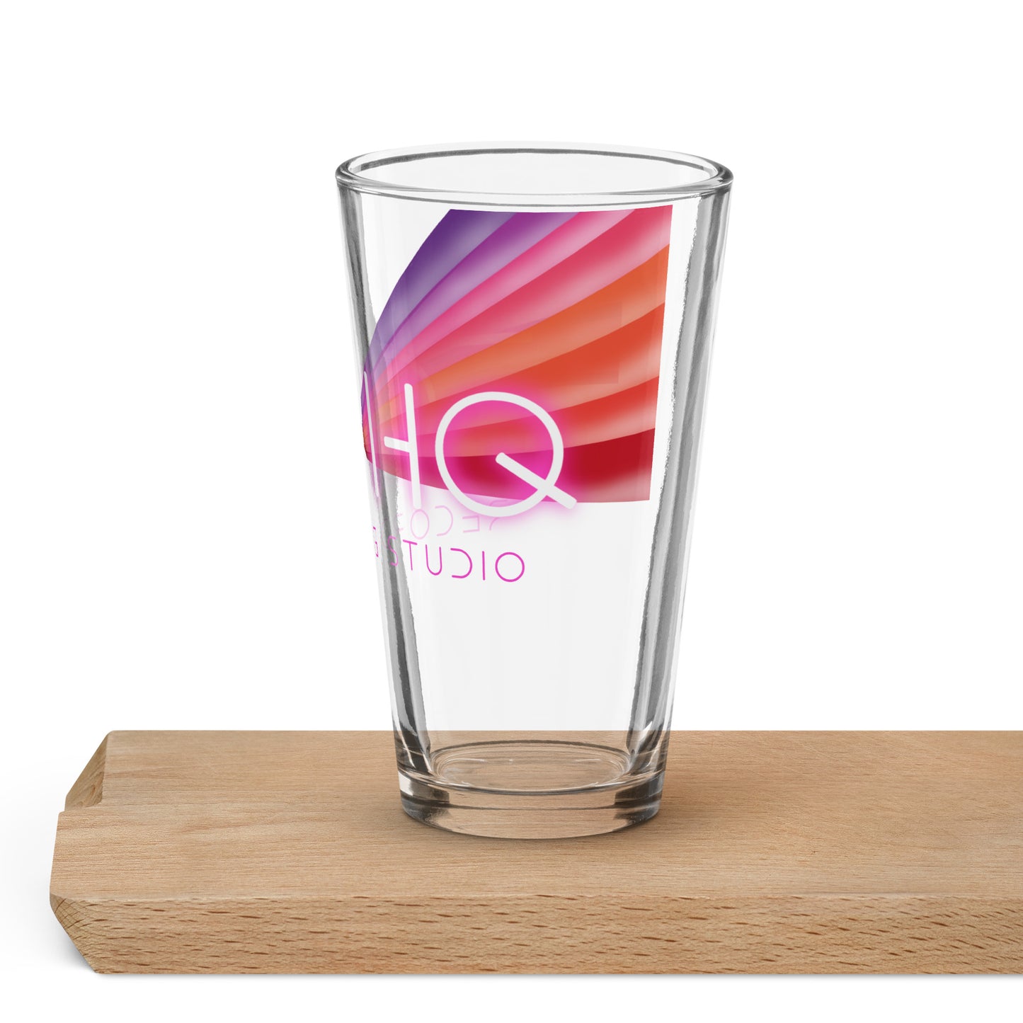 EQHQ Shaker pint glass