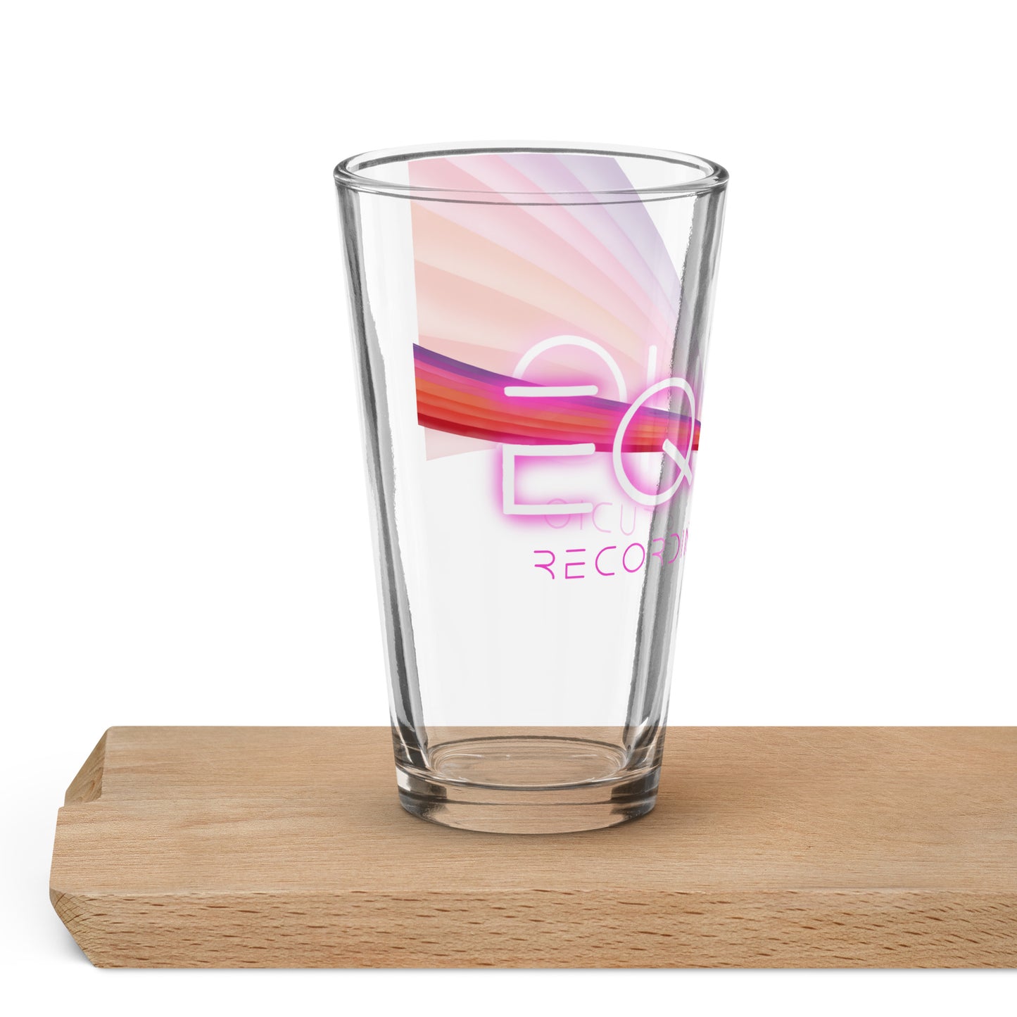 EQHQ Shaker pint glass