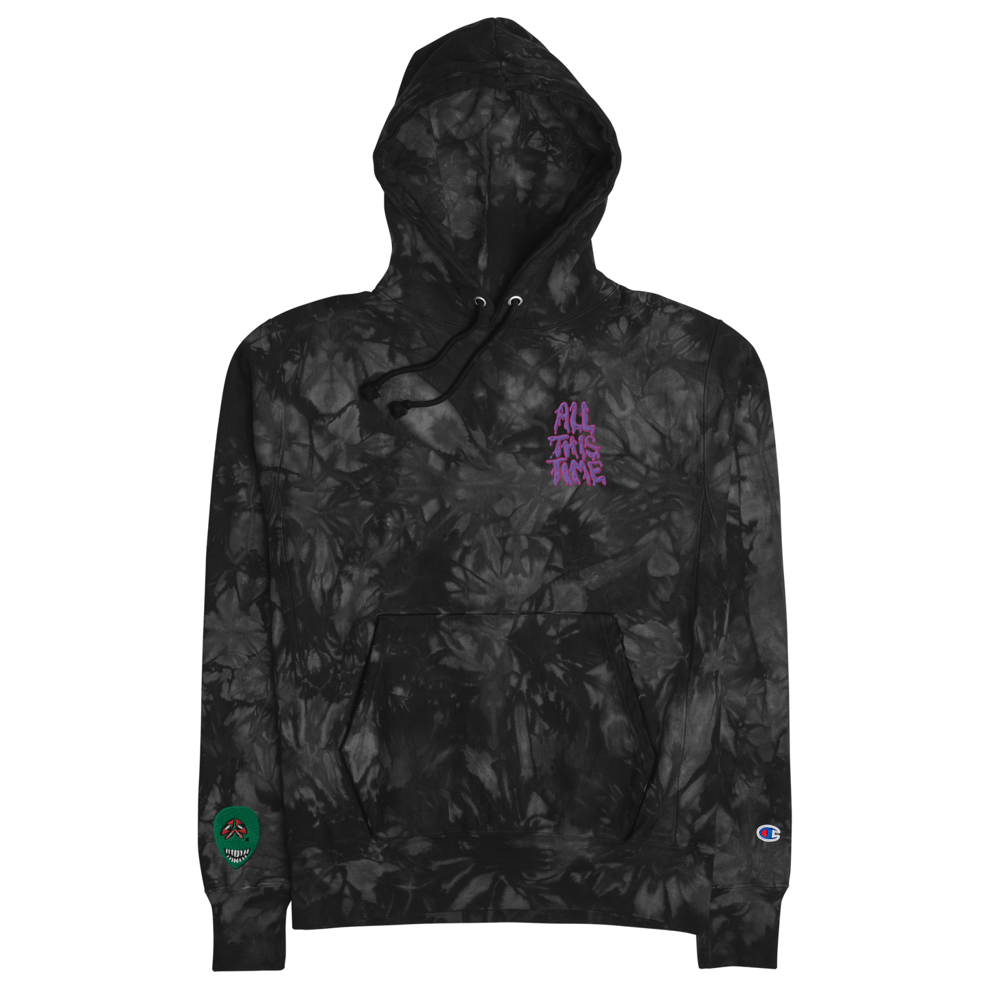 Unisex All This Time Champion tie-dye hoodie