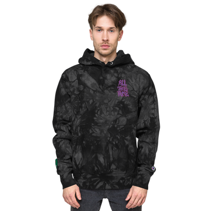 Unisex All This Time Champion tie-dye hoodie