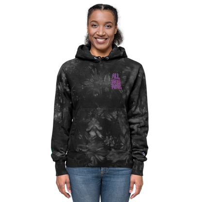 Unisex All This Time Champion tie-dye hoodie