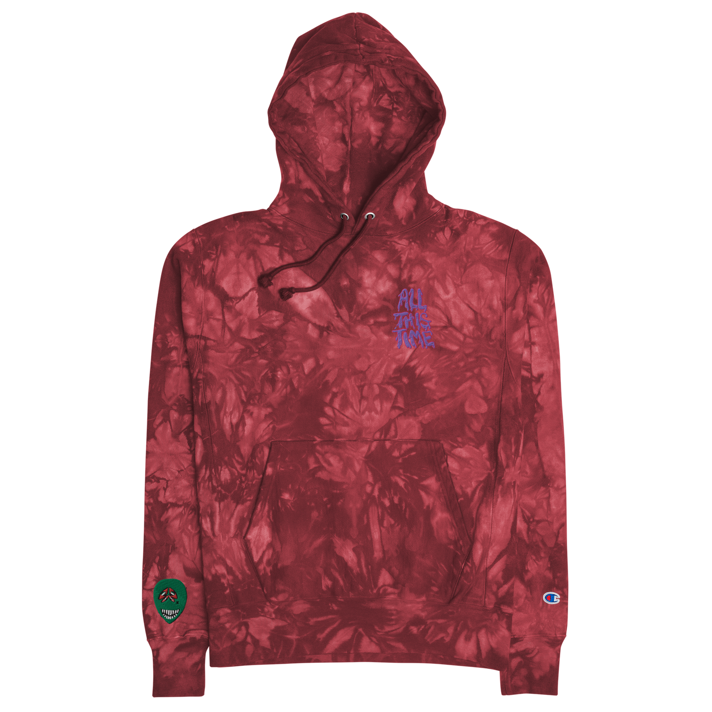 Unisex All This Time Champion tie-dye hoodie
