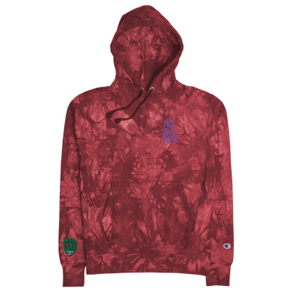 Unisex All This Time Champion tie-dye hoodie