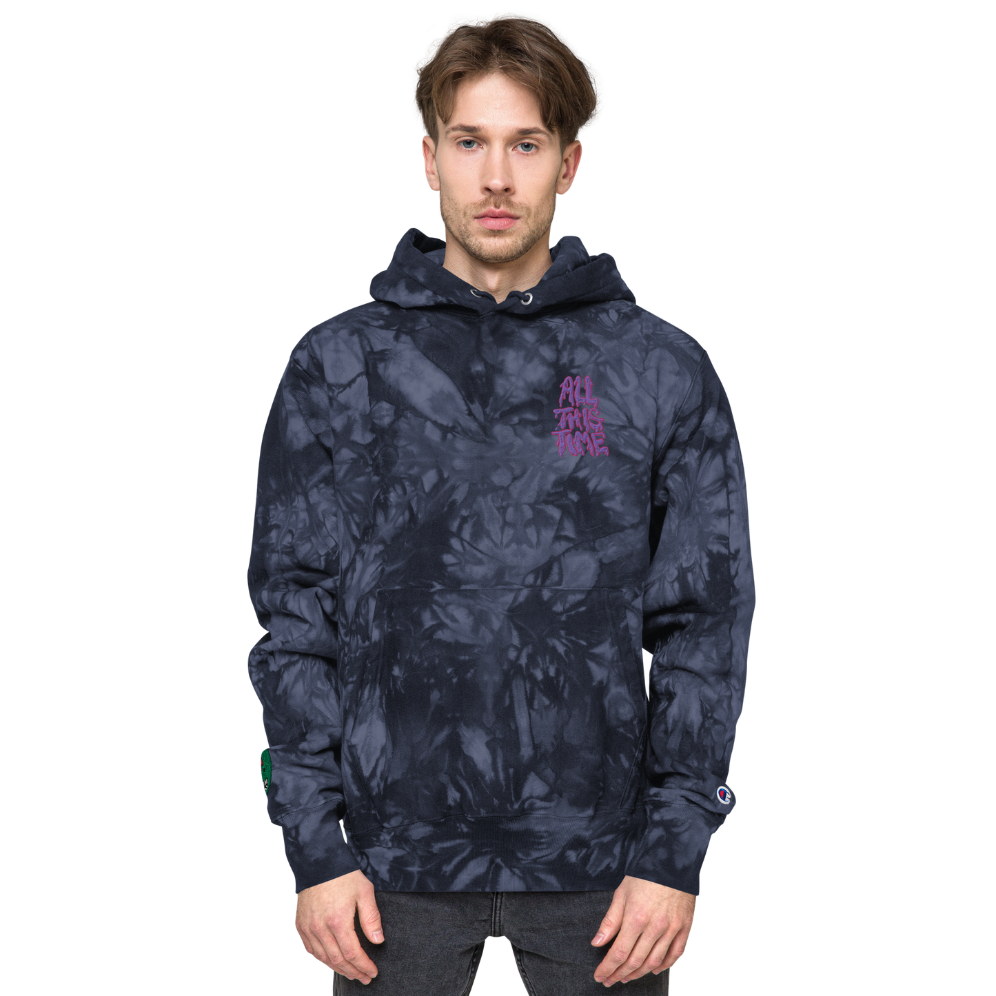 Unisex All This Time Champion tie-dye hoodie