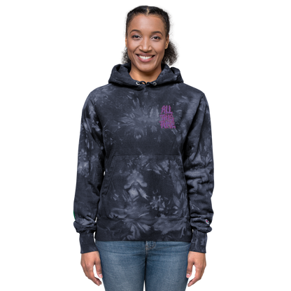Unisex All This Time Champion tie-dye hoodie