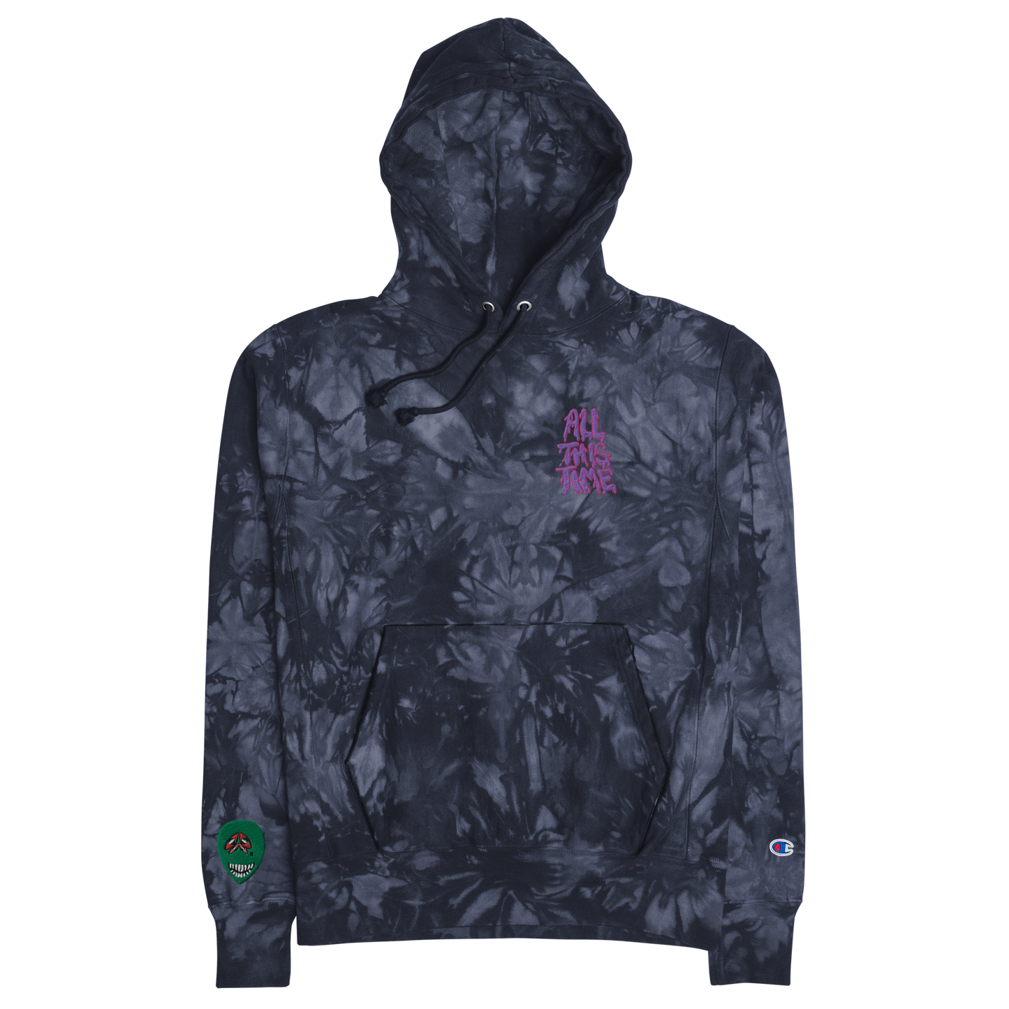 Unisex All This Time Champion tie-dye hoodie